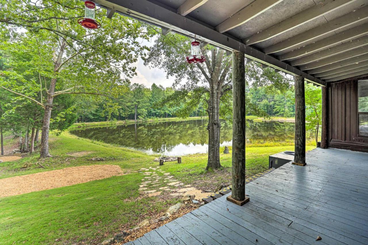 1950S Serenity Pond Cabin With View Peace And Quiet! Talladega Exteriér fotografie
